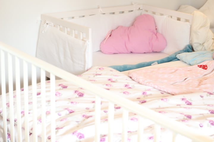 Familienbett, schlaf Baby, Beistellbett, pinolino Beistelllbett